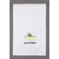 thumbnail image 1 of Peking Handicraft 04HRS1802WC Let it Brie Kitchen Towel, 25-inch Length, Cotton, 1 of 1