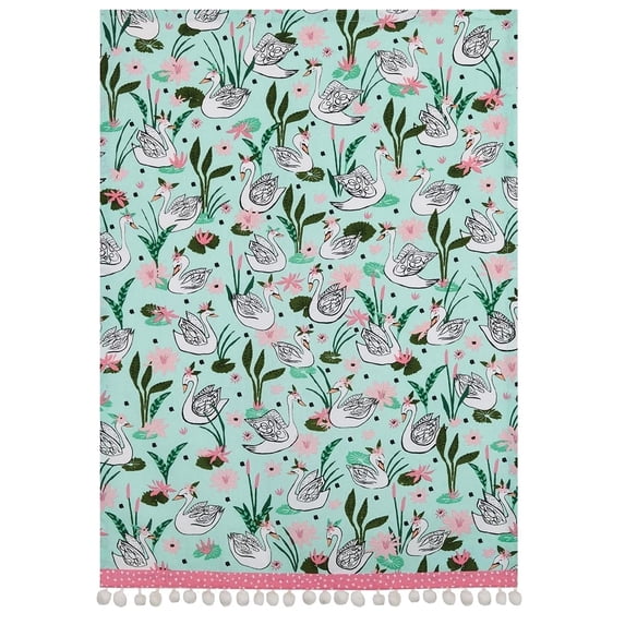 Peking Handicraft 04IP84C Petal Pond Kitchen Towel, 25-inch Length, Cotton