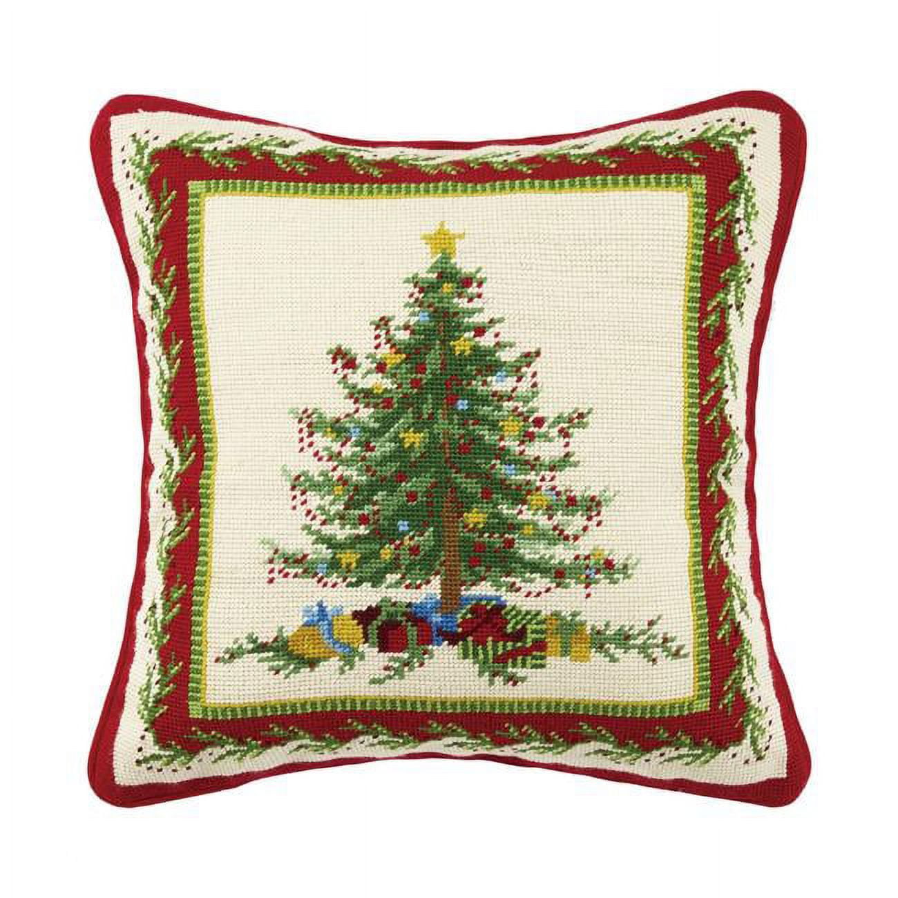 Peking Handicraft 16 x 16 in. Old Fashioned Christmas Tree Poly Filled