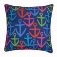 thumbnail image 1 of Peking Handicraft 24KN361C20SQ 20 x 20 in. Anchor Printed Poly Fill Hook Pillow, Multi Color - Pack of 2, 1 of 1