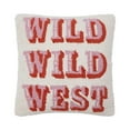 thumbnail image 1 of Peking Handicraft 30AV518C14SQ 14 x 14 in. Wild West Poly Fill Hook Pillow, Multi Color, 1 of 1