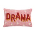 thumbnail image 1 of Peking Handicraft 30JES1481C12OB Drama Hook Pillow, 12-inch Length, Wool and Cotton, 1 of 1