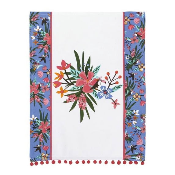 Peking Handicraft 30JES1716C20OB 8 x 20 in. Lake Life Rectangle Hook Pillow