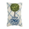 thumbnail image 1 of Peking Handicraft 30TG25C18OB Ball Topiary Wool and Cotton Pillow 12 X 18 inch, Multicolor, 1 of 1