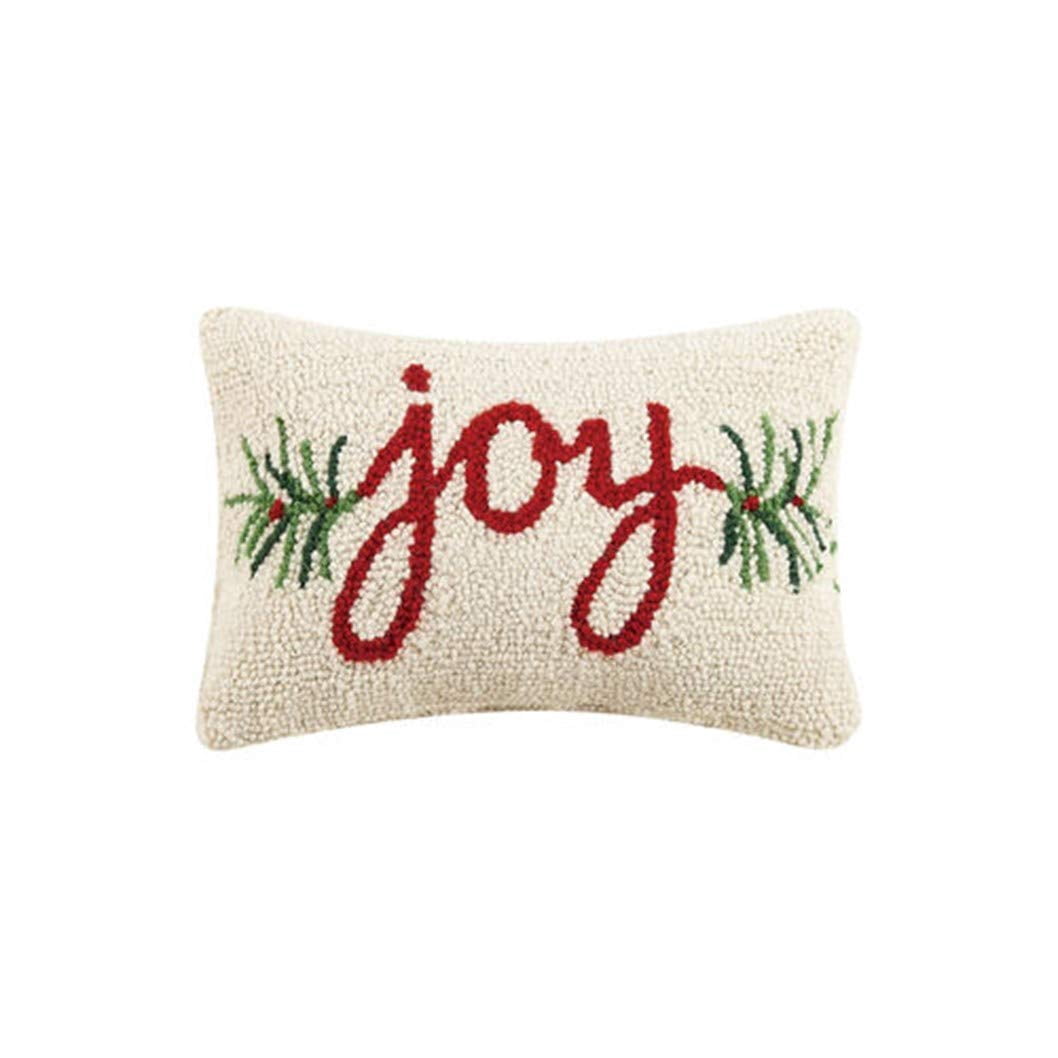 Peking Handicraft Joy Wool Hooked Pillow - Thumbnail 2