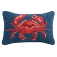 thumbnail image 1 of Peking Handicraft Crab Hook, 8X12 Throw Pillow, 1 of 1