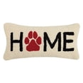 thumbnail image 1 of Peking Handicraft Home Dog Paw Hook, 9x18 Throw Pillow, 1 of 1