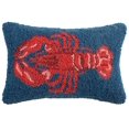 thumbnail image 1 of Peking Handicraft Lobster Hook, 8X12 Throw Pillow, 1 of 1