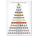 thumbnail image 1 of Peking Handicraft Mistletoe & Co. A Food Lover's Christmas Kitchen Towel, 18" x 26", 1 of 2