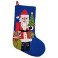 thumbnail image 1 of Peking Handicraft Santa Nutcracker Soldier Christmas Hook Stocking - 12" x 20", 1 of 1