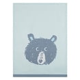 thumbnail image 1 of Peking Handicraft Sarah Watts Blue Bear Print Designer Kitchen Dish Tea Towel Dishcloth, 1 of 1