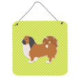 thumbnail image 1 of Pekingese Checkerboard Green Wall or Door Hanging Prints, 1 of 1