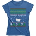 thumbnail image 1 of Pekingese Christmas Funny Animal Lover Xmas Gift Women's Ugly T-Shirt, 1 of 4
