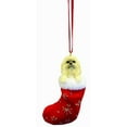 thumbnail image 1 of Pekingese Christmas Stocking Ornament with "Santa's Little Pals" Hand Painted, 1 of 2