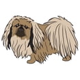 thumbnail image 1 of Pekingese Decal | Indoor/Outdoor | Dog Lover Super Cute Sticker for SUV Windows, Dorm Rooms, Bedroom, Offices | SignMission personalized gift | 36", 1 of 2