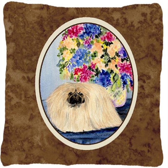 Pekingese Decorative Indoor & Outdoor Fabric Pillow