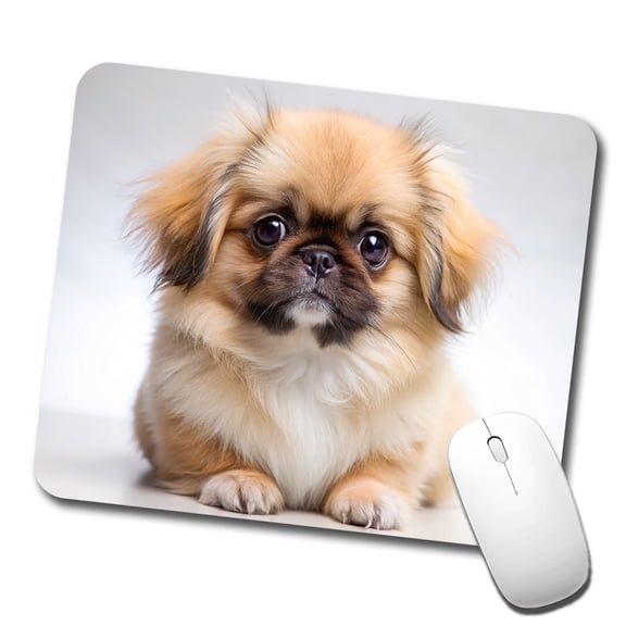 Pekingese Dog Puppy Photo Mouse Pad Low Profile Gaming Mat