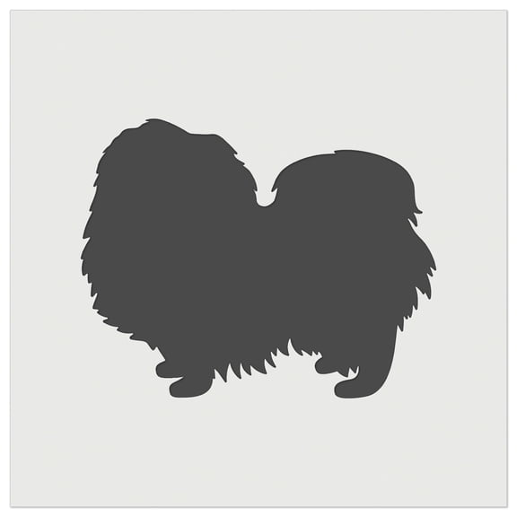 Pekingese Dog Solid DIY Cookie Wall Craft Stencil - 5.5 Inch