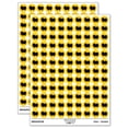 thumbnail image 1 of Pekingese Dog Solid 200+ Round Stickers - Yellow - Matte Finish - 0.50" Size, 1 of 3