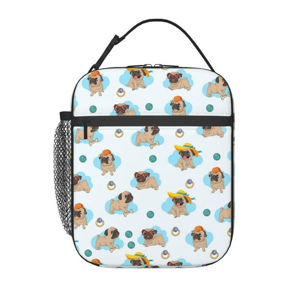 Pekingese Dogs Insulated Lunch Bag For Women Men, Portable Leakproof Tote Cooler Meal Bag, Reusable Lunch Box For Work/Office/Picnic/Travel