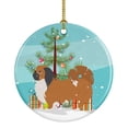 thumbnail image 1 of Pekingese Merry Christmas Tree Ceramic Ornament, 1 of 1
