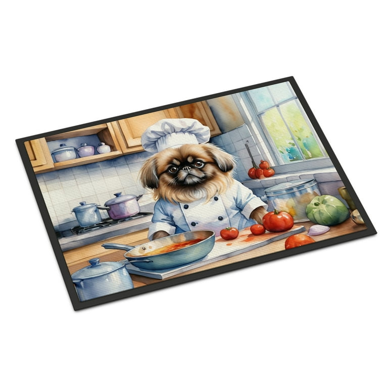 Pekingese The Chef Doormat