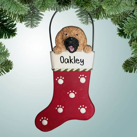 Pekingese in Stocking - Personalized Christmas Ornament - Perfect Stocking Stuffer - Great Gift Ideas
