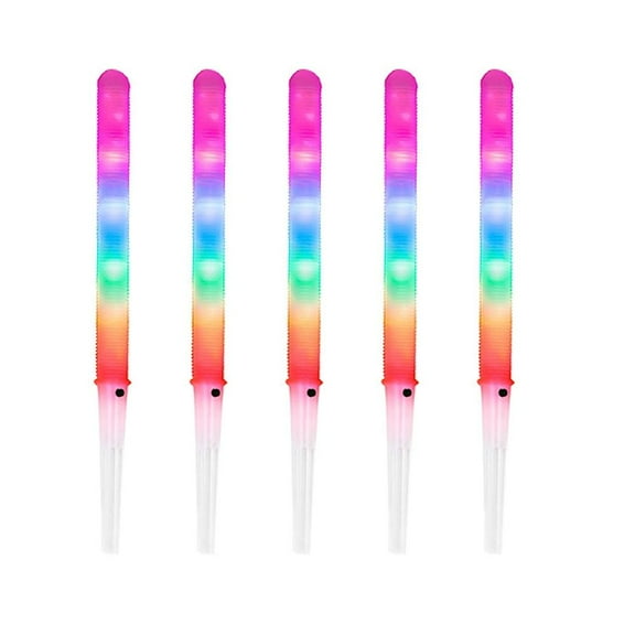 Pekkaxy 11 Inch LED Light Stick with 8 Flash Modes, Key-Controlled Flashing for Easy Operation, Perfect for Parties and Concerts