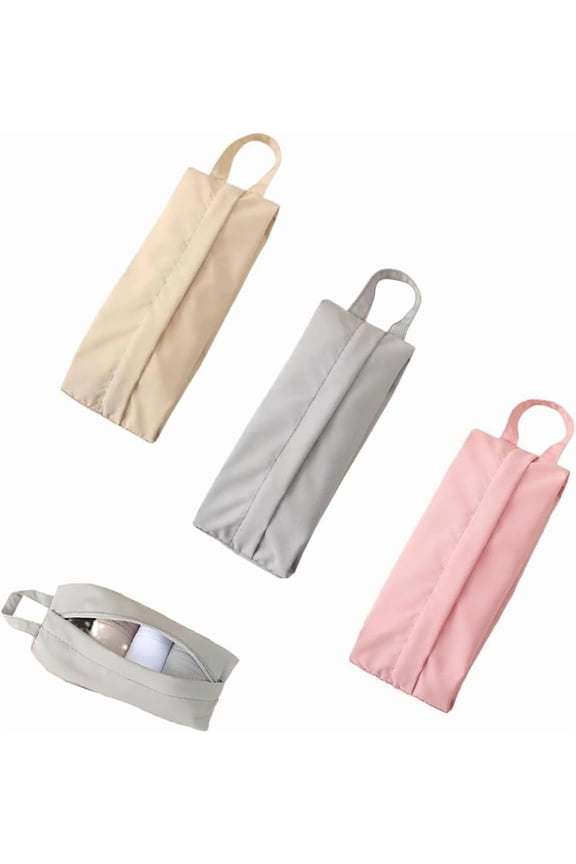 3 Pack Travel Socks Organizer Bag with Zip Handle Compression Underwear Mini Storage Pack Pouch for Packing Cubes Suitcase Luggage Ties Panties Cosmetics Sundries Essentials Lingerie