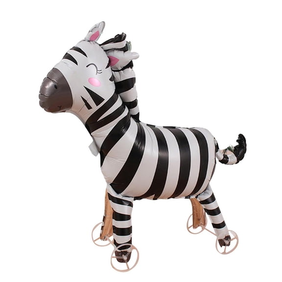 Pekkaxy 3D Cartoon Animal & Vehicle Balloons, 42 in Tall, No Helium Required, Interactive Walking Design for Kids, Perfect for Birthday Parties and Baby Showers