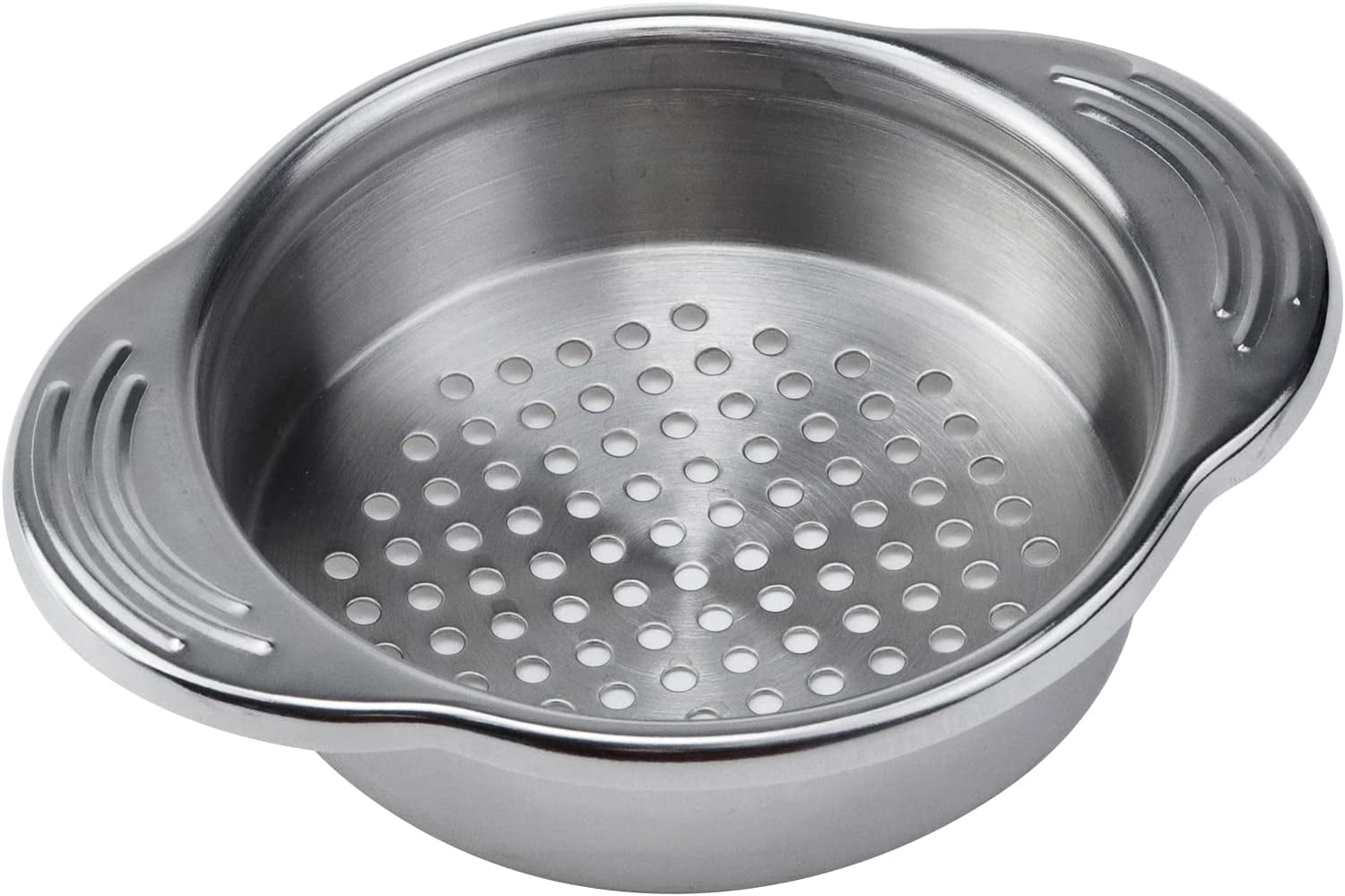 Pekkaxy 4.5- Inch Stainless Steel Strainer, Kitchen Colander for ...