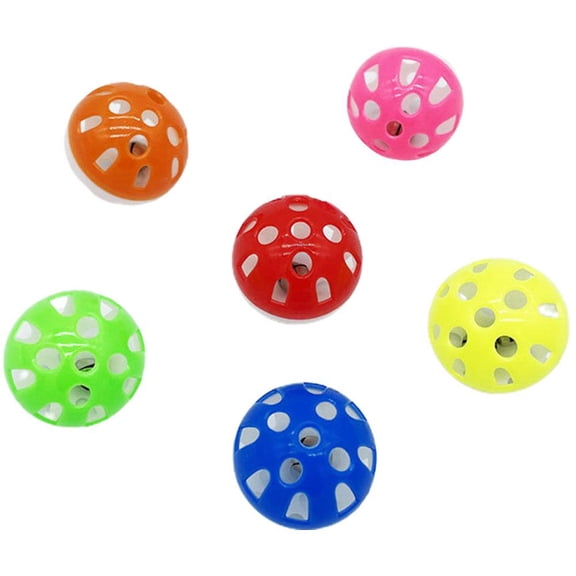 Pekkaxy Cat Toy Bell Ball, 1.5 inch Rattling Ball for Interactive Play, Fun Rolling Toy for Indoor Cats and Kittens