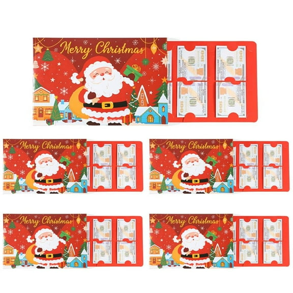 Pekkaxy Christmas Money Holder Box, Surprise Cash Gift Card Holder for Holiday Party and Family Gifts