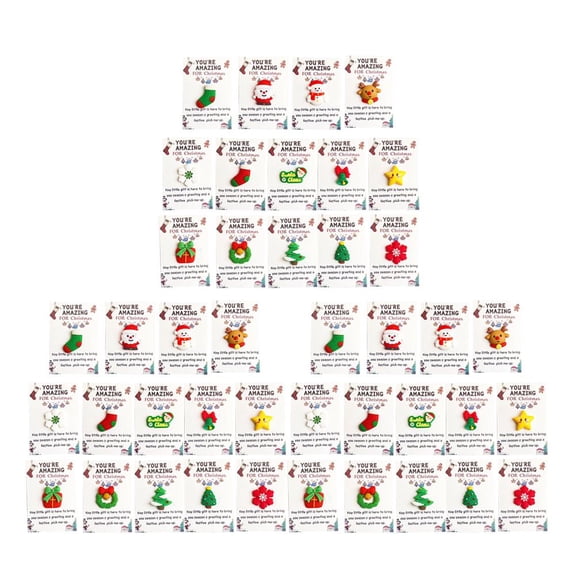 Pekkaxy Christmas Pocket Hug - 10 Piece Set of Emotional Hug Tokens with Cards, Bulk Christmas Pocket Hugs for Teachers, Coworkers, Staff and Employee Appreciation Gifts