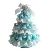 Pekkaxy Christmas Tree Crochet Kit for Beginners, DIY Crochet Material Set with Step by Step Instructions