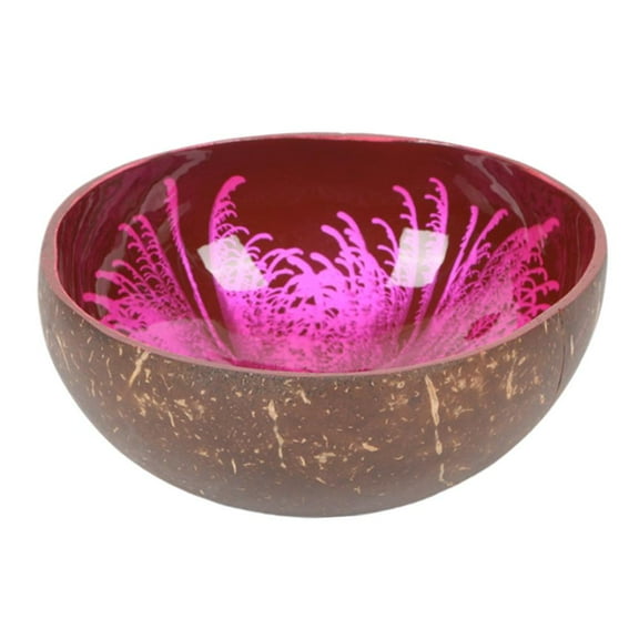 Pekkaxy Coconut Shell Bowl, 1.78 x 2.36 in, Handcrafted Natural Serving Dish, Perfect for Fruit Salads, Snacks, and Home Decor