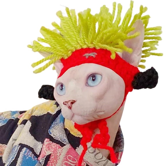 Pekkaxy Cool Cat Ear Headband with Elastic Band, Fits Various Head Sizes, Great for Festivals & Creative Gifting