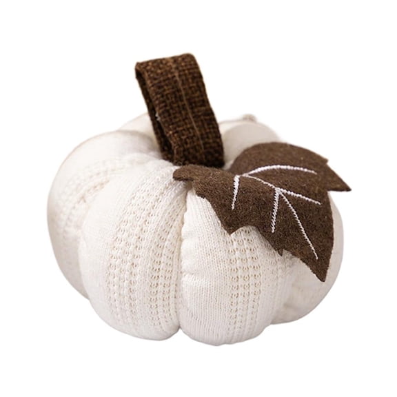 Pekkaxy Crochet Pumpkin Rustic Fall Decor, Handmade Thanksgiving and Halloween Decorations