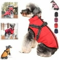 thumbnail image 1 of Pekkaxy Dog Winter Coat Waterproof Windproof Warm Outdoor Cold Weather Snow Jacket with Zipper, Winter Christmas Gift for Small Medium Large Dogs, 1 of 7