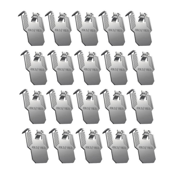 Pekkaxy Drywall Mounting Hooks, 20-Pack Heavy Duty 40 lb Capacity, No Tools Needed for Damage-Free Walls, Perfect for Renters and Apartments