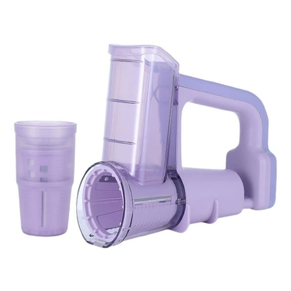 Pekkaxy Electric Drum Chopper, 40W Motor & 2000mAh Battery, for Slicing Vegetables and Shaving Ice at Home