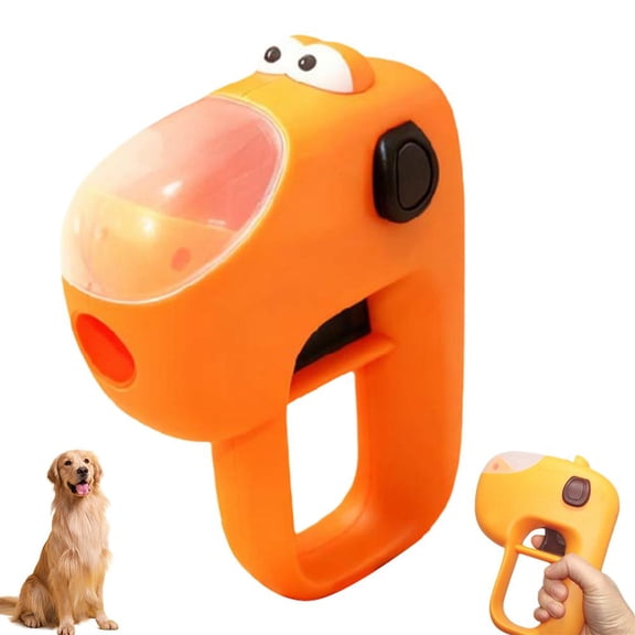 Pekkaxy Ergonomic Pet Food Launcher, Safe Rounded Plastic Design, Turn Mealtime into a Fun Game for Indoor Pets