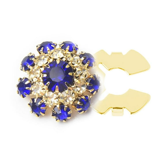 Pekkaxy Flower Button Cover, 1.18 x 0.83 in, Colorful, Decorative Button Enhancement for Clothing, Perfect for DIY Craft Projects and Garment Customization