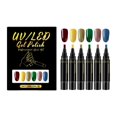 thumbnail image 1 of Pekkaxy Gel Nail Polish Pen Set, 6 Pcs Nail Art Pens for DIY Manicure, Long Lasting Portable Gel Pens for Fingernails and Toenails, 1 of 9