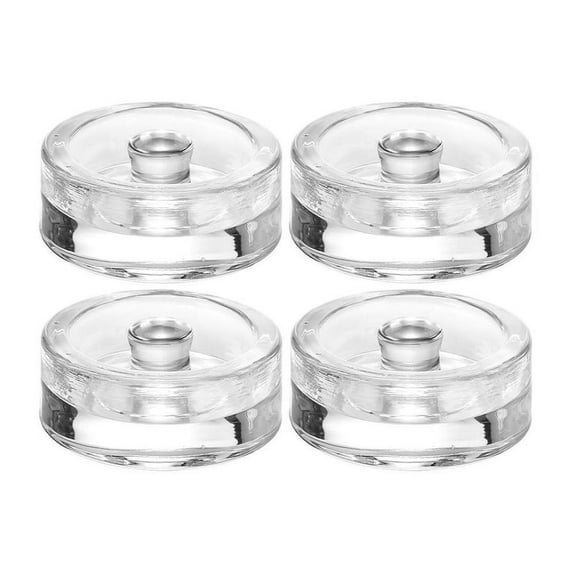Pekkaxy Glass Fermentation Weights, 4-Pack for 2.73 Inch Mason Jars, Keeps Vegetables Submerged for Perfect Homemade Pickles and Kimchi