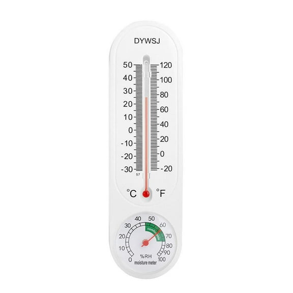 Pekkaxy Greenhouse Thermometer, 9.05 x 2.63 in, Accurate Temperature and Humidity Monitor, Ideal for Indoor Gardens and Plant Rooms