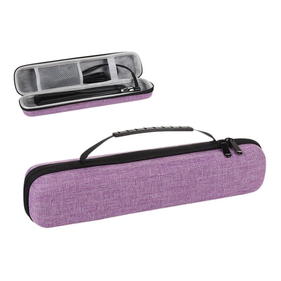 Pekkaxy Heat-Resistant Curling Iron Travel Bag, 14 x 3.1 x 2.4 in, Protects Your Styling Tools from Damage, Perfect for Organizing in Your Suitcase or Carry-On
