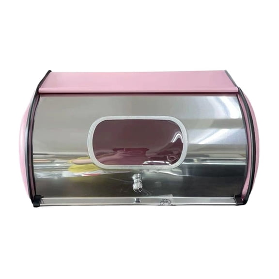 Pekkaxy Iron Bread Box, 13.6 x 9.1 x 5.7 in, Locks in Freshness for Crispy Bread, Ideal for Home Kitchens and Cafes