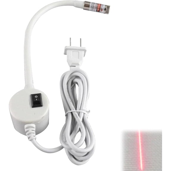 Pekkaxy Magnetic Positioning Quilting Light for Sewing Machine, Adjustable Dot/Straight Line/Crosshair Projection, Bright Light for Sewing Machines Precision