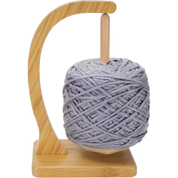 Pekkaxy Magnetic Wooden Yarn Holder Spinner, Ideal for Crochet Accessories, Knitting Accessories, Cool Gifts for Crocheters and Knitting Lovers